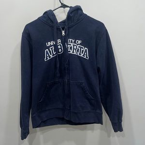 University of  Alberta medium zip up hoodie